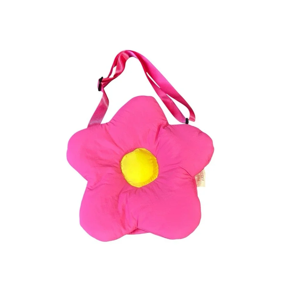 NEW girls pink flower small cross body bag purse‎